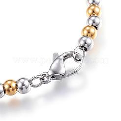 304 Stainless Steel Beaded Bracelets&nbsp;BJEW-G544-34A