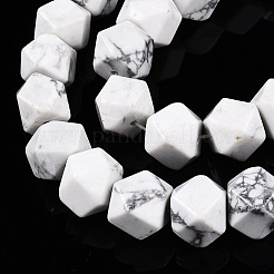 Natural Howlite Beads Strands&nbsp;G-T138-35