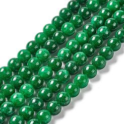 Natural White Jade Round Beads Strand&nbsp;G-E141-03B