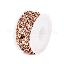 Ion Plating(IP) 304 Stainless Steel Textured Dapped Chains&nbsp;CHS-D004-02RG