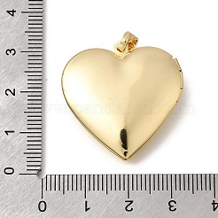 Valentine's Day Brass Locket Pendants&nbsp;KK-Z155-13G