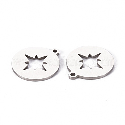 Non-Tarnish 201 Stainless Steel Pendants&nbsp;STAS-S110-082P