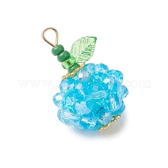 Fruit Glass Pendants&nbsp;PALLOY-MZ00804-01