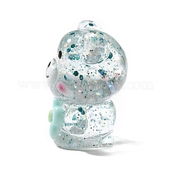 Transparent Resin Little Bear Ornament&nbsp;RESI-S015-01I