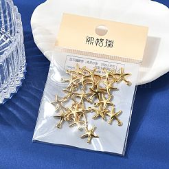 SHEGRACE Brass Starfish Charms&nbsp;XGR0169G-99G