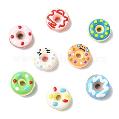 8Pcs 8 Colors Handmade Porcelain Enamel Beads&nbsp;PORC-FS0001-50