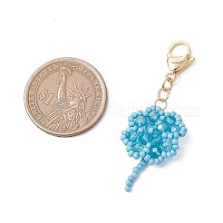 Handmade Seed Beaded Pendants Decorations&nbsp;HJEW-MZ00297-04