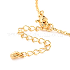 Mermaid Fishtail Resin Pendant Necklace&nbsp;NJEW-C009-01A-02