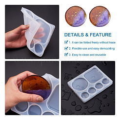 2Pcs 2 Style DIY Palette Silicone Fondant Molds&nbsp;DIY-BG0001-13