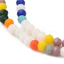 Opaque Imitation Jade Glass Beads Strands&nbsp;EGLA-P062-02A
