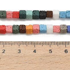 Synthetic Lava Rock Beads Strands&nbsp;G-A317-E01-01