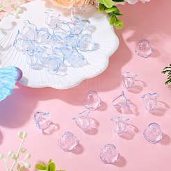 30Pcs Acrylic Bead Caps for Wind Chimes Making&nbsp;TACR-TA0001-69D