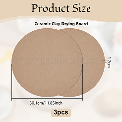 MDF Wood Round Boards&nbsp;TOOL-WH0059-076A