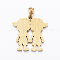 Ion Plating(IP) 304 Stainless Steel Pendants&nbsp;STAS-K162-113G