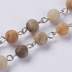 Natural/Synthetic Gemstone Beaded Chains&nbsp;AJEW-JB00400