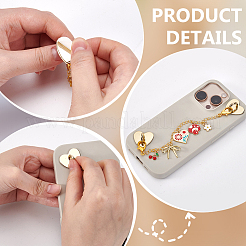 3Pcs Alloy Enamel Pendant Decorations&nbsp;HJEW-UN00131