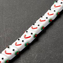 Handmade Lampwork Beads Strands&nbsp;LAMP-D015-07C