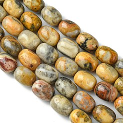 Barrel Shaped Gemstone Natural Crazy Lace Agate Beads Strands&nbsp;X-G-S114-08