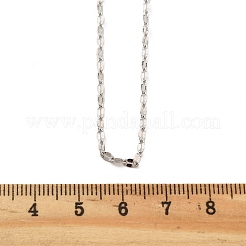 Brass Dapped Chains Necklaces for Women&nbsp;NJEW-D302-23P