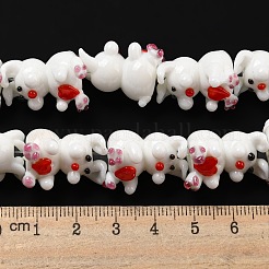 Handmade Lampwork Beads Strands&nbsp;LAMP-L079-02B