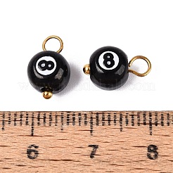 304 Stainless Steel Enamel Pendants&nbsp;STAS-U054-05G