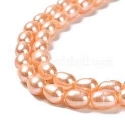 Natural Cultured Freshwater Pearl Beads Strands&nbsp;PEAR-E016-194A