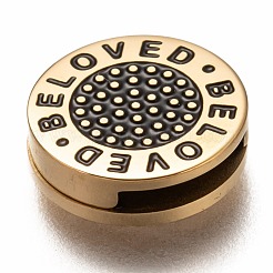 304 Stainless Steel Slide Charms&nbsp;STAS-P270-16G