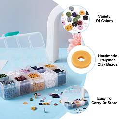 Handmade Polymer Clay Beads&nbsp;CLAY-TA0001-10