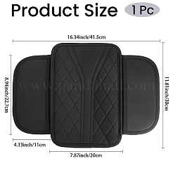Rectangle Cowhide Car Center Console Cushion&nbsp;AJEW-CN0008-59