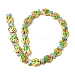 Baking Paint Glass Enamel Beads&nbsp;GLAA-B035-01B