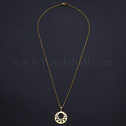 201 Stainless Steel Pendants Necklaces&nbsp;NJEW-S105-JN683-45-2