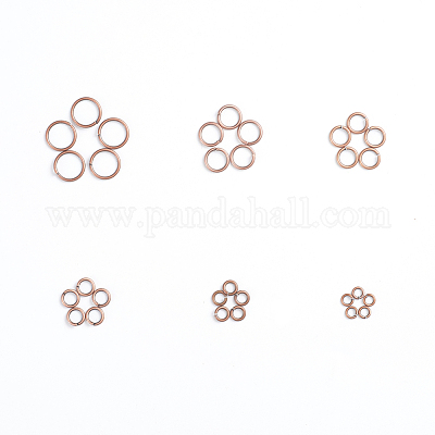 Brass Open Jump Rings&nbsp;KK-JQ0001-01R-1