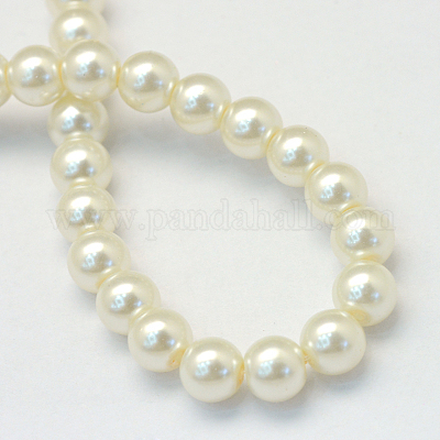 Baking Paint Glass Pearl Bead Strands&nbsp;HY-Q003-3mm-02-1