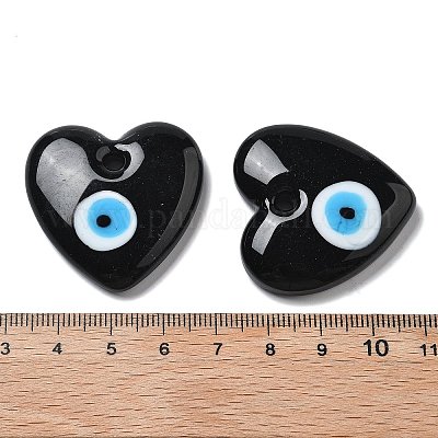 Handmade Evil Eye Lampwork Pendants&nbsp;LAMP-F035-11D-1