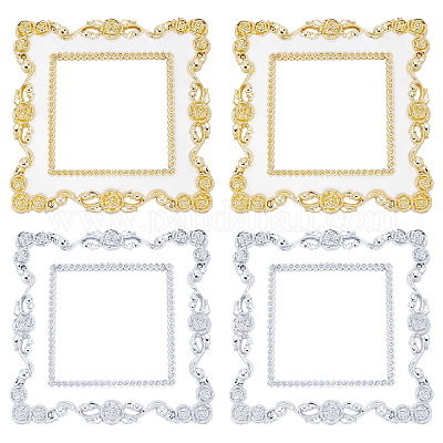 4Sets 2 Colors Plastic Switch Decorated Frame&nbsp;DIY-GA0002-36-1