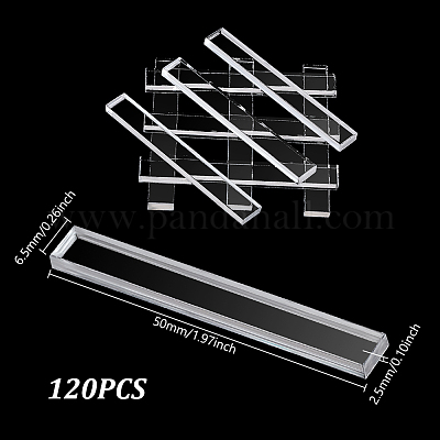 120Pcs Transparent Acrylic Sheets&nbsp;FIND-GA0007-20B-1
