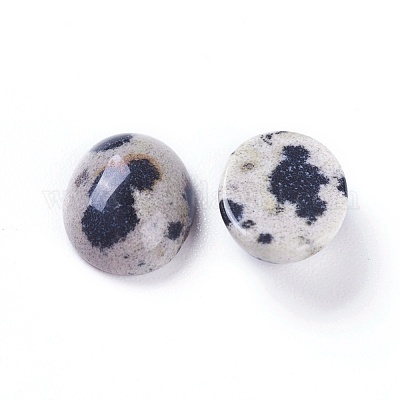 Natural Dalmatian Jasper Cabochons&nbsp;G-L511-B-02-1