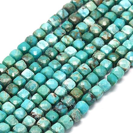 Natural HuBei Turquoise Beads Strands G-G106-G01-01-1