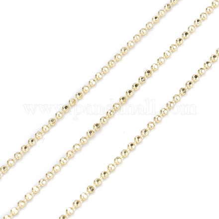 Spray Painted Brass Faceted Ball Chains CHC-K011-35C-1