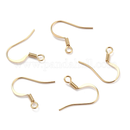 Brass Earring Hooks&nbsp;X-KK-O131-08G-1