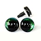 Plastic Doll Eye for Doll Makings, Green, 12mm