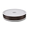 Baking Paint Iron Wire, Round, Coconut Brown, 0.5mm, 24 Gauge, about 262.47 Feet(80m)/Roll