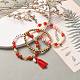 Multi-layered Stretch Beaded Bracelets Sets&nbsp;BJEW-JB05756-01-9