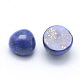 Natural Lapis Lazuli Cabochons&nbsp;G-P393-R11-4mm-2
