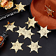12Pcs Hexagram Plastic Cabochons&nbsp;AJEW-MA0001-18G-4
