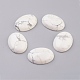 Natural Howlite Flat Back Cabochons&nbsp;G-G741-30x40mm-19-1