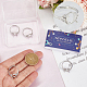 4Pcs Brass Adjustable Ring Components&nbsp;KK-SC0007-03-3