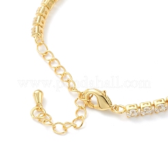 Brass Micro Pave Cubic Zirconia Necklace Making&nbsp;KK-H754-02G