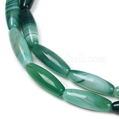 Natural Striped Agate/Banded Agate Beads Strands&nbsp;G-S280-10D