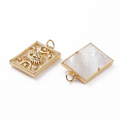 Natural Shell Pendants&nbsp;X-KK-C100-01G